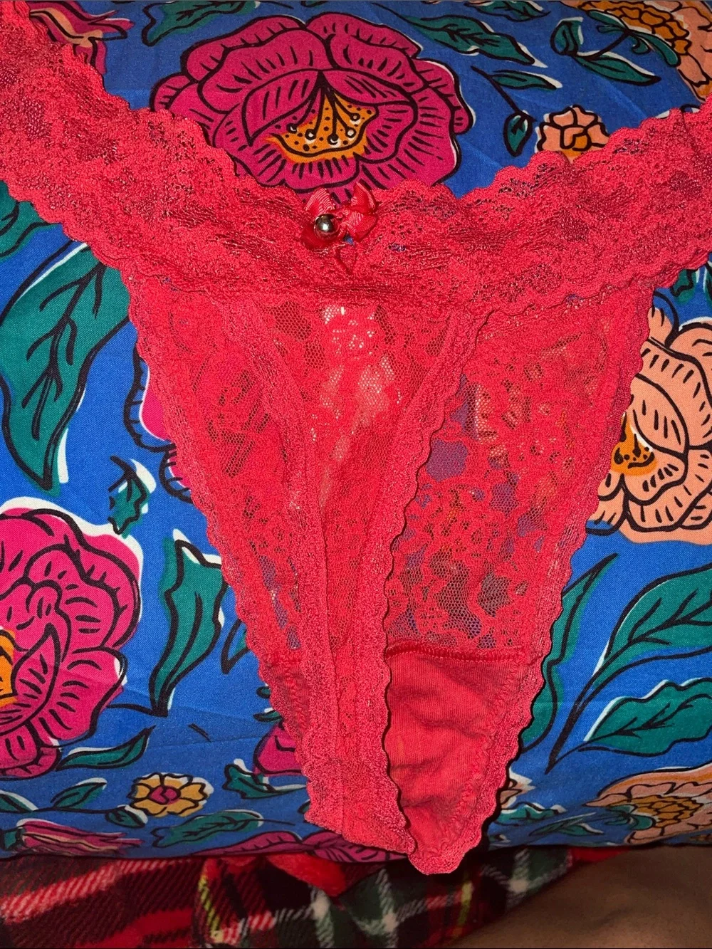 Red Bell Thong- Well Worn